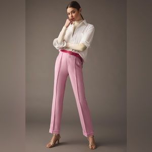 Anthropologie Maeve Seamed Trousers in Lilac